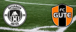 Repris: Österåker United–FC Gute här