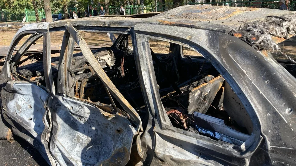 Terror. Nattliga ryska bombningar är vanligt förekommande i Charkiv. 