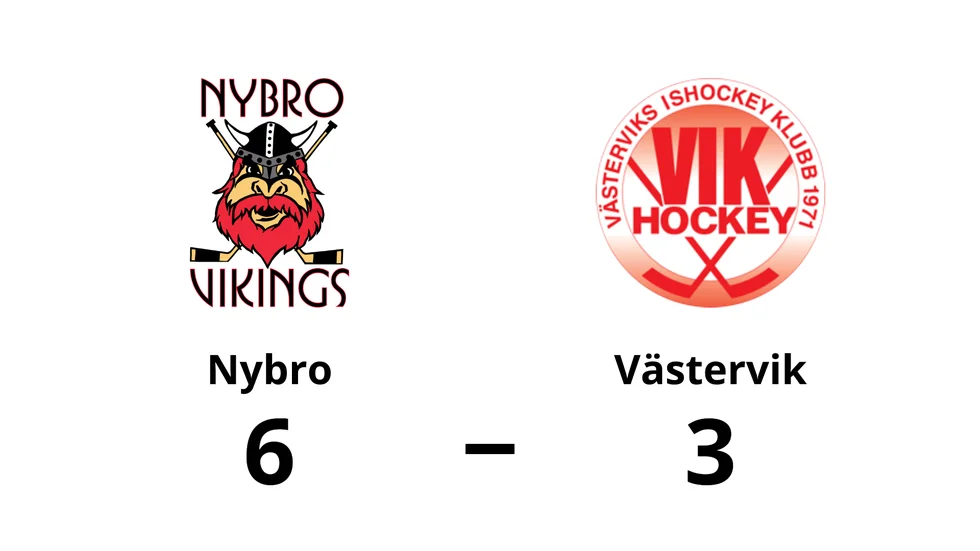 Nybro Vikings IF vann mot Västerviks IK