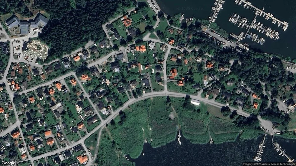 Området kring Strandvägen 16B