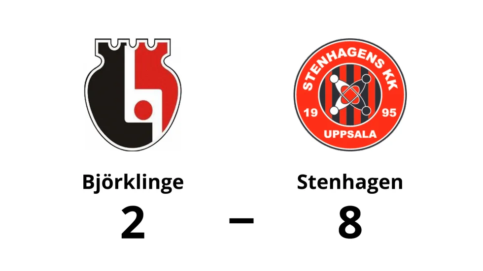 Björklinge BK förlorade mot Stenhagens KK