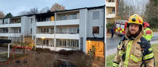 Stor insats efter brand i Uppsala – hela huset i lågor