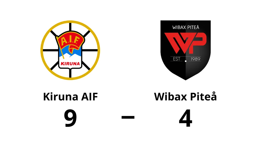 Kiruna AIF vann mot Wibax Piteå
