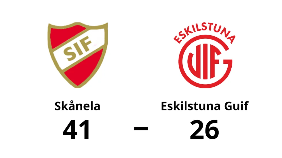 Skånela vann mot Eskilstuna Guif