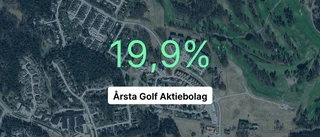Årsta Golf Aktiebolag redovisar: Resultat som pekar uppåt