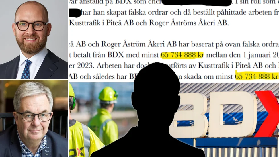 Advokaten som representerar BDX menar att bolaget har starka skäl att misstänka grova ekobrott begångna i maskopi av förre toppchefen i Luleå samt storägaren Roger Åström. "BDX anser att fakturorna är falska och nu är det åklagaren som får utreda det vidare", säger Kristoffer Ståhl.