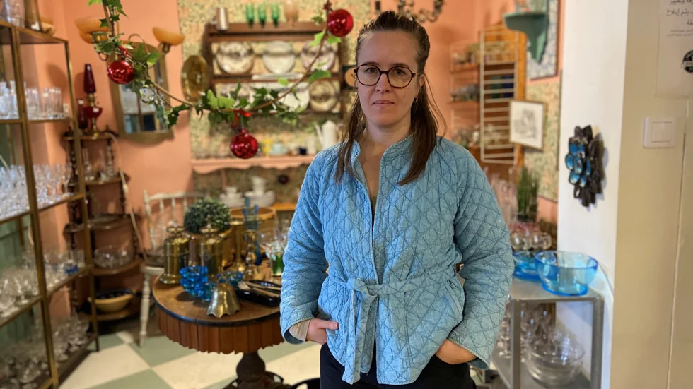 "När man pratar så mycket om miljön och återbruk då borde Sevab underlätta för oss", säger Emmanuelle Forsman, butikschef på Tolv korgar.