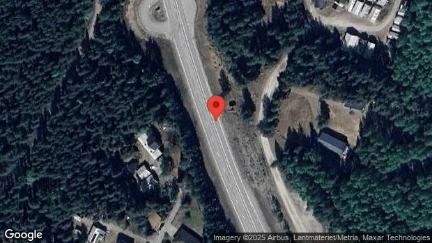 Älg på fel sida viltstängslet på E4