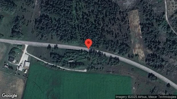 Träd över vägen skapar problem i trafiken på väg 143
