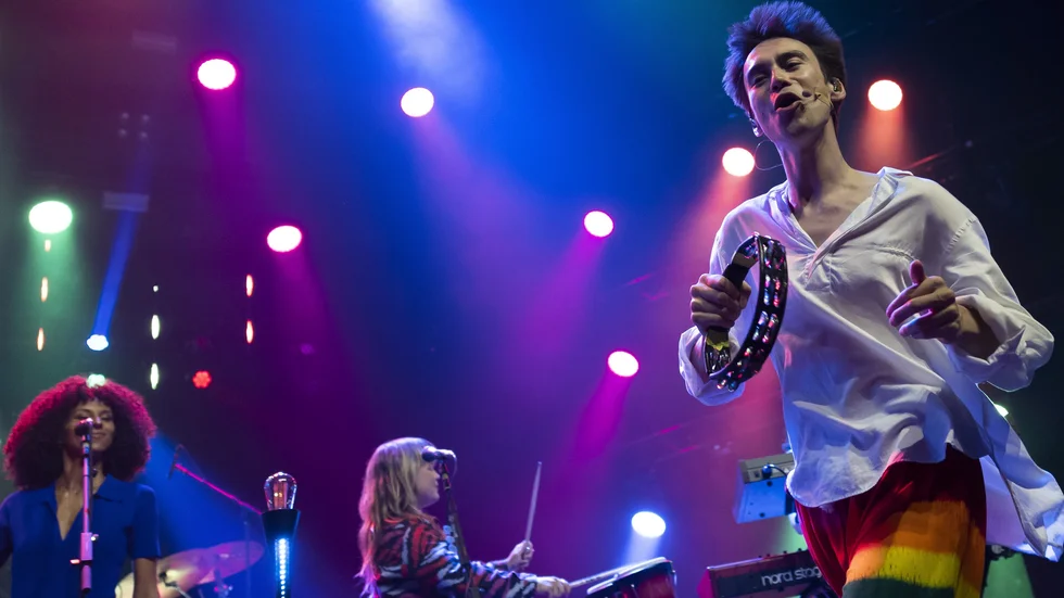Jacob Collier medverkade på den årliga jazzfestivalen i Montreux i Schweiz härom året.