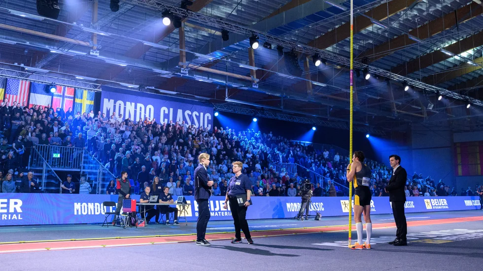 Armand Duplantis i Mondo Classic i IFU Arena. Nu är nästan hela startfältet klart för galan den 13 mars.