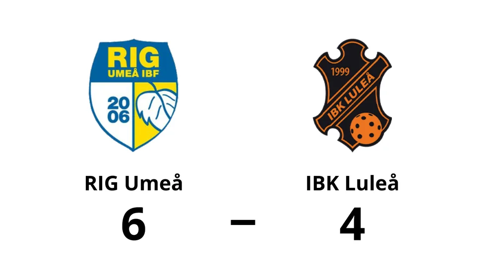 RIG Umeå vann mot IBK Luleå
