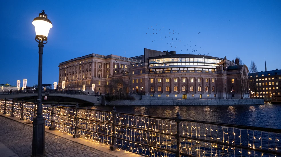 Sveriges riksdag. Arkivbild.