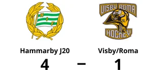 Scott Johnson enda målskytt när Visby/Roma föll