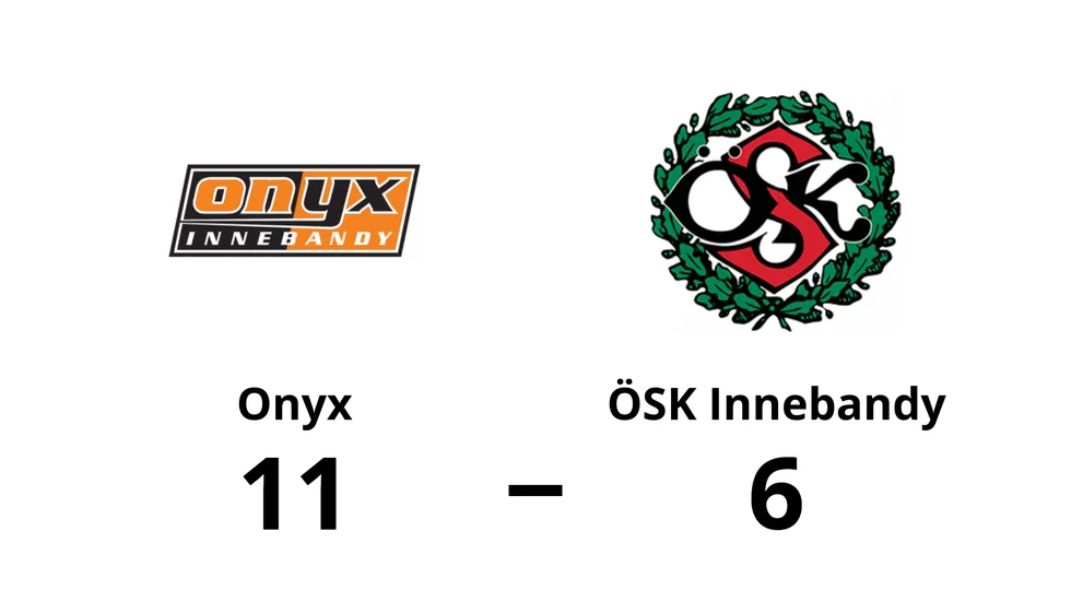 Onyx IBS vann mot ÖSK Innebandy