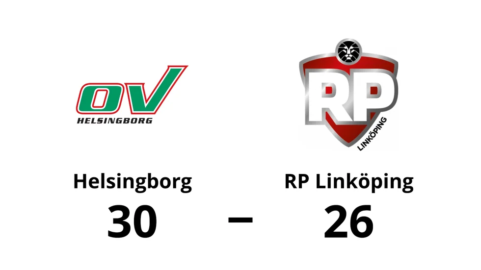 Helsingborgs HK vann mot RP Linköping