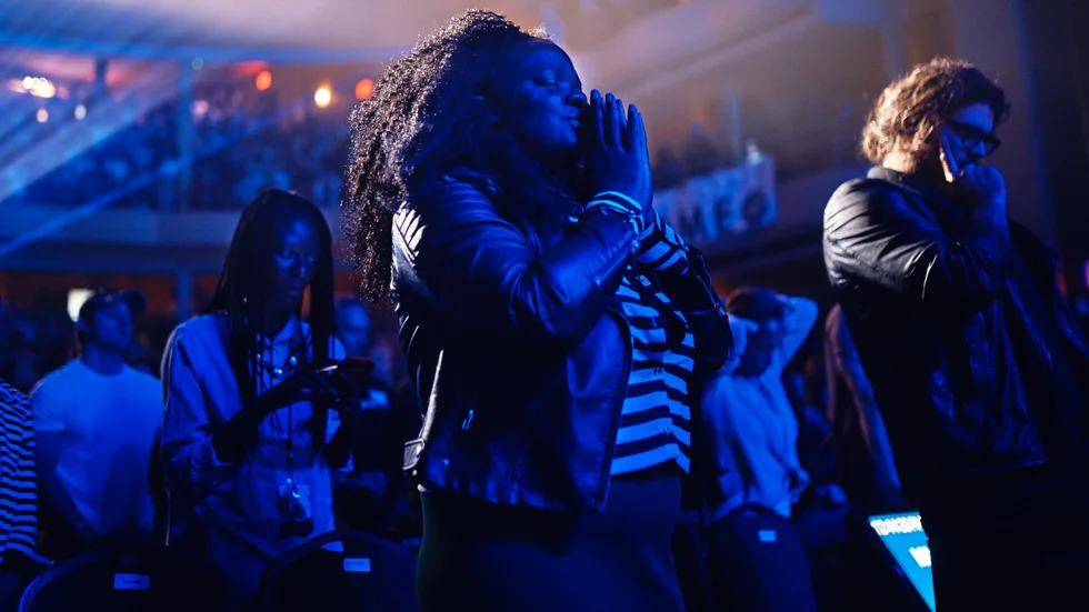 Musik är ett starkt inslag i Hillsong church. Bilden är från en gudstjänst i New York.