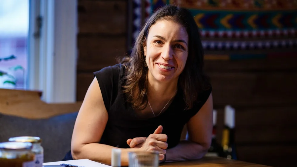 Sara Rezgui, ordförande för Nära Mat Boden.