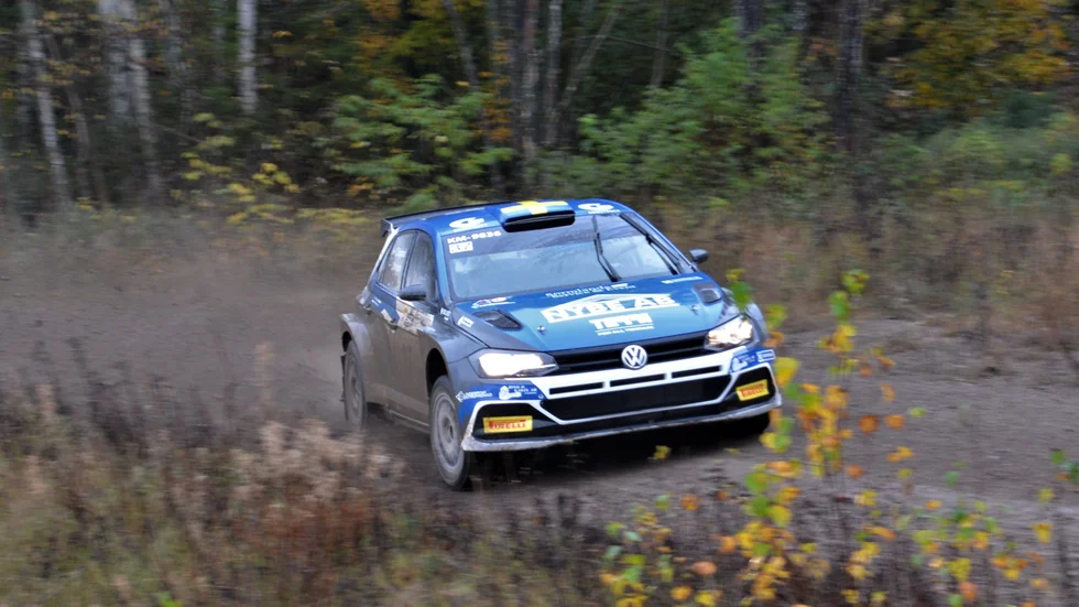 SMK Nyköpings Christoffer Haglund hade redan innan sista deltävlingen vunnit årets upplaga av Svenska rallycupen. Och han avslutade på bästa sätt.