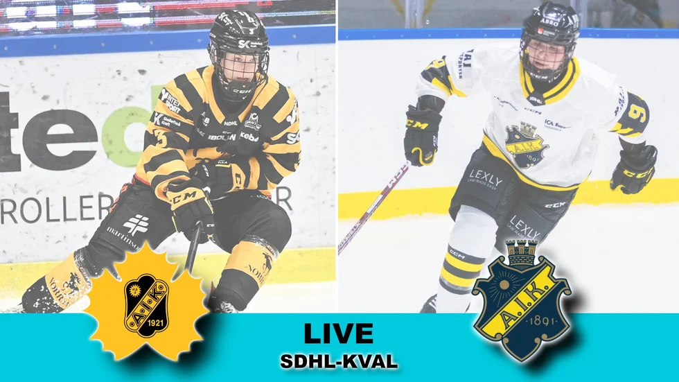 Skellefteå AIK mot AIK i SDHL-kvalet.