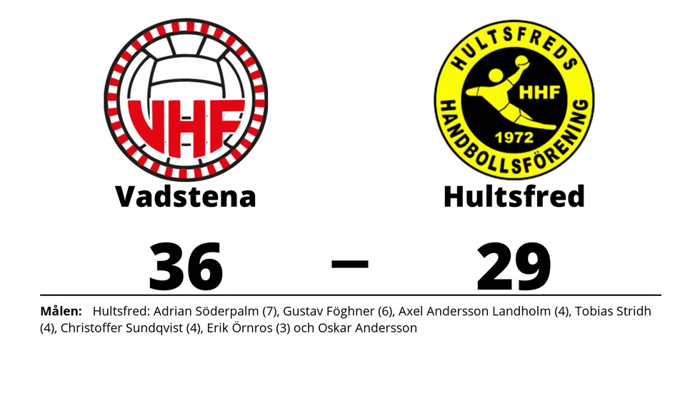 Vadstena HF vann mot Hultsfreds HF