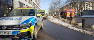 Elsparkcykel fattade eld i ett flerfamiljshus
