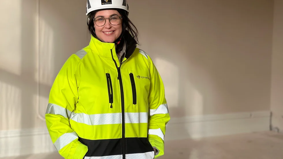 Ella Johansson är byggledare för renoveringen.