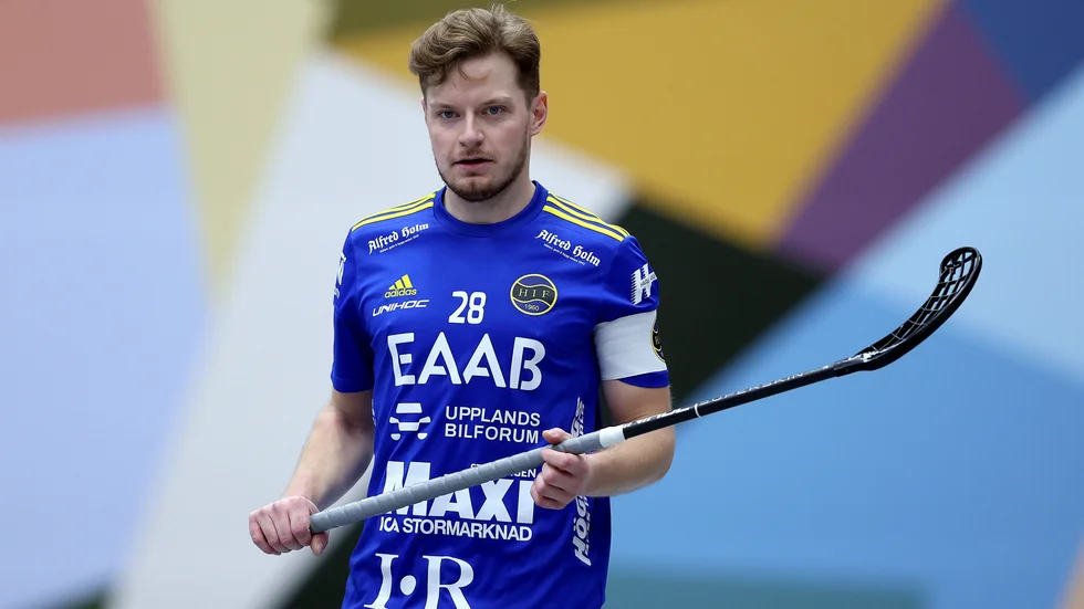 Hagundas lagkapten Markus Åkerfeldt satte lagets första mål mot Växjö.