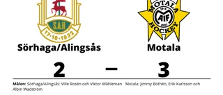 Motala säkrade segern mot Sörhaga/Alingsås