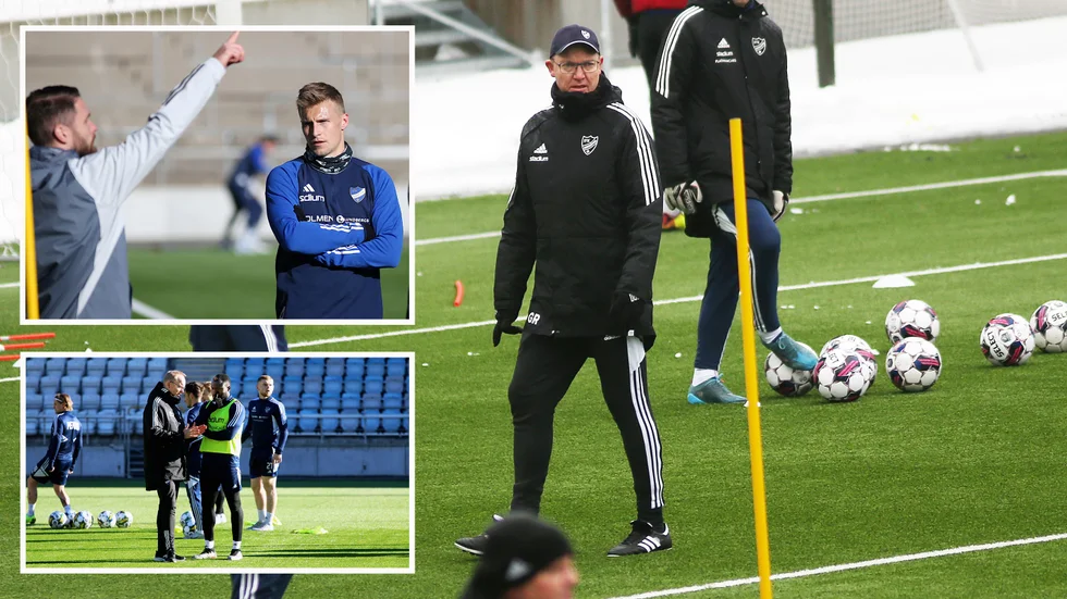 Glen Riddersholm och IFK förbereder sig för veckans cupavgörande. Arkivbilder. 