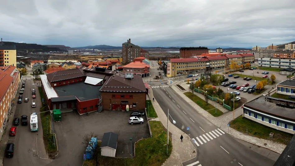 Heta Kiruna. Befolkningen har ökat under första halvåret.