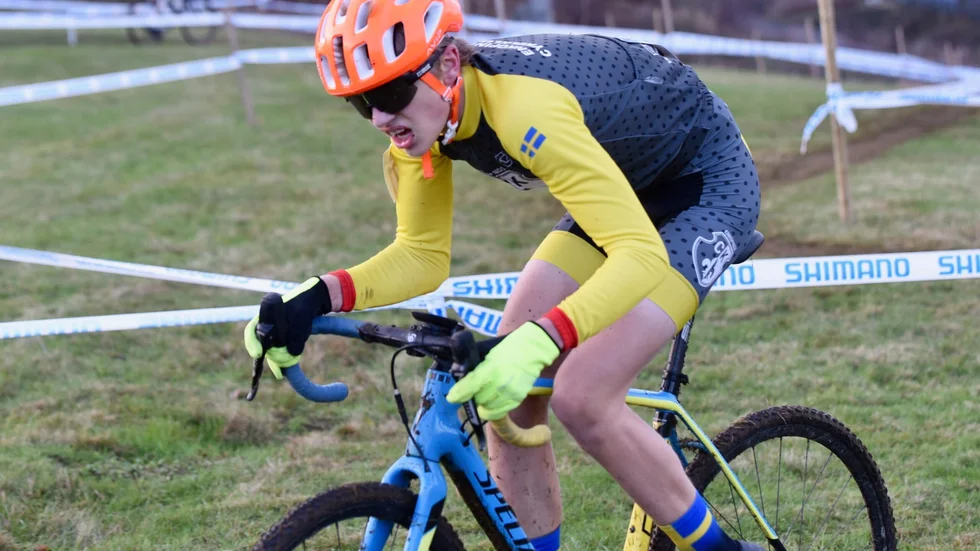 Anton Karlsson från Enköpings CK tog SM-brons i cykelcross.