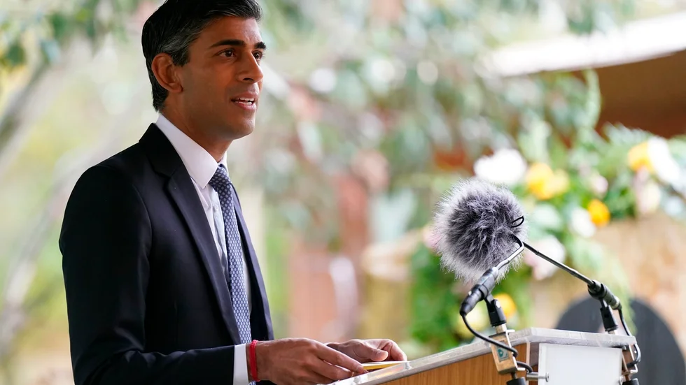 Storbritanniens premiärminister Rishi Sunak.