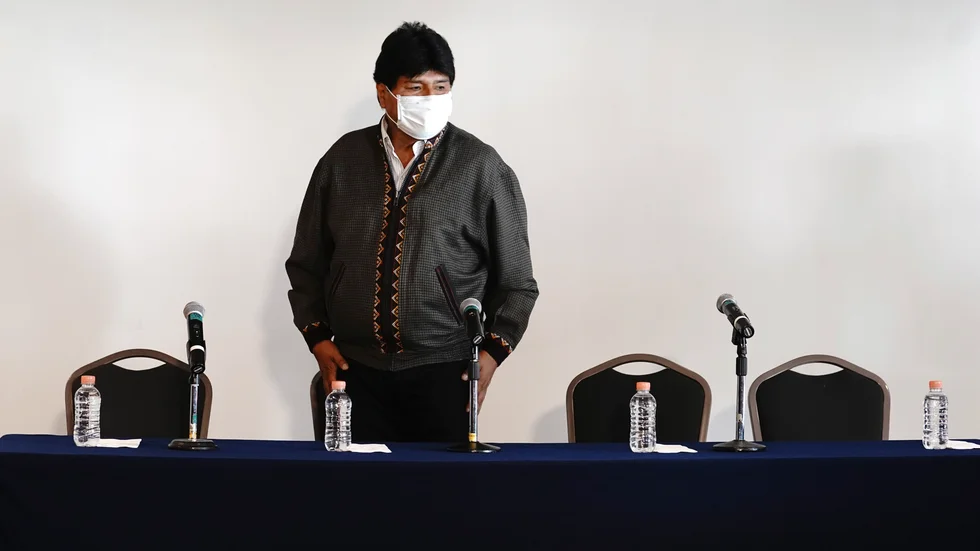 Bolivias tidigare president Evo Morales.