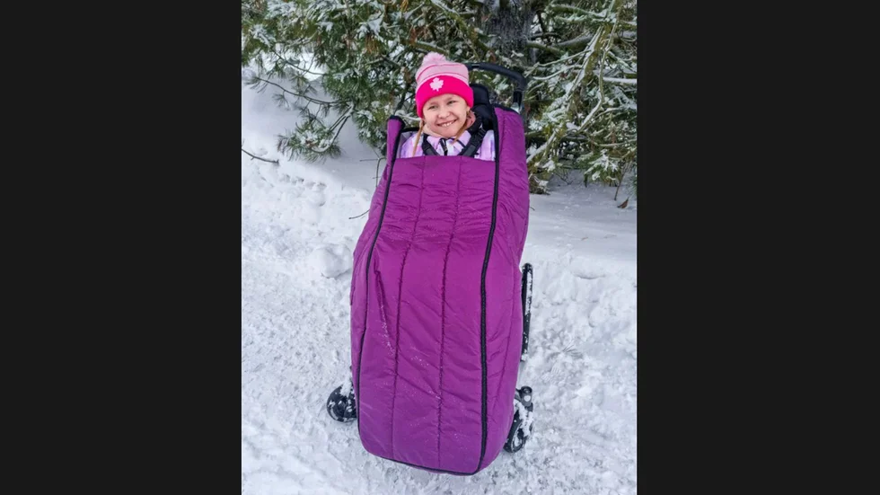 With some of the money, the family has been able to buy an adapted car with space for Luna's wheelchair.