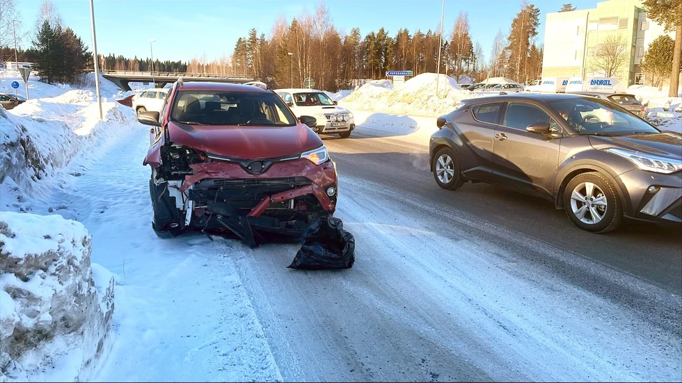 Olyckan inträffade vid lunch på fredagen.