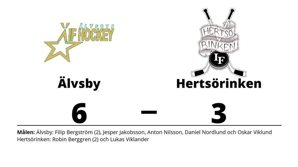 Älvsby IF Hockey vann mot Hertsörinken IF