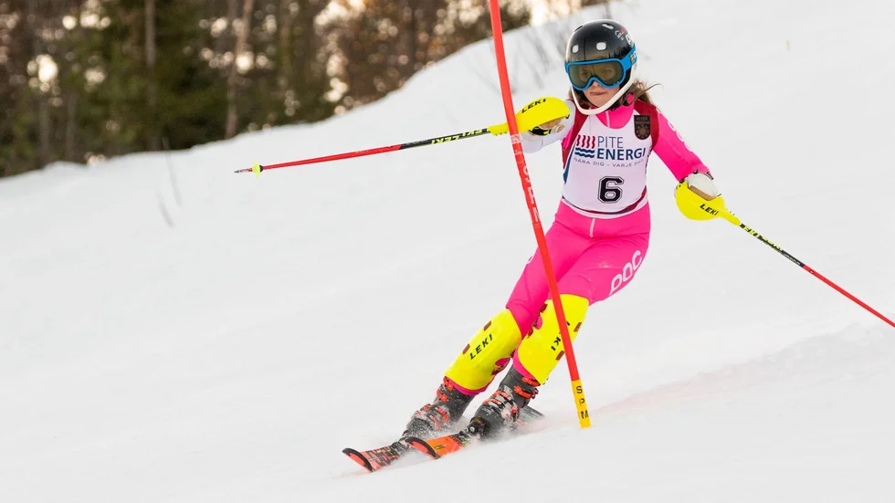 Agnes Lundgren, Piteå Alpina, tog flera medaljer i Lilla Inlandsspelen och blev fyra i intrenationella Ingemartrofén (Arkivbild)