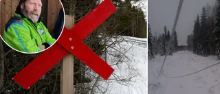 Varnar för dödsfälla på skoterleden: "Livsfarligt" • Vattenfall: "Gå absolut inte i närheten"