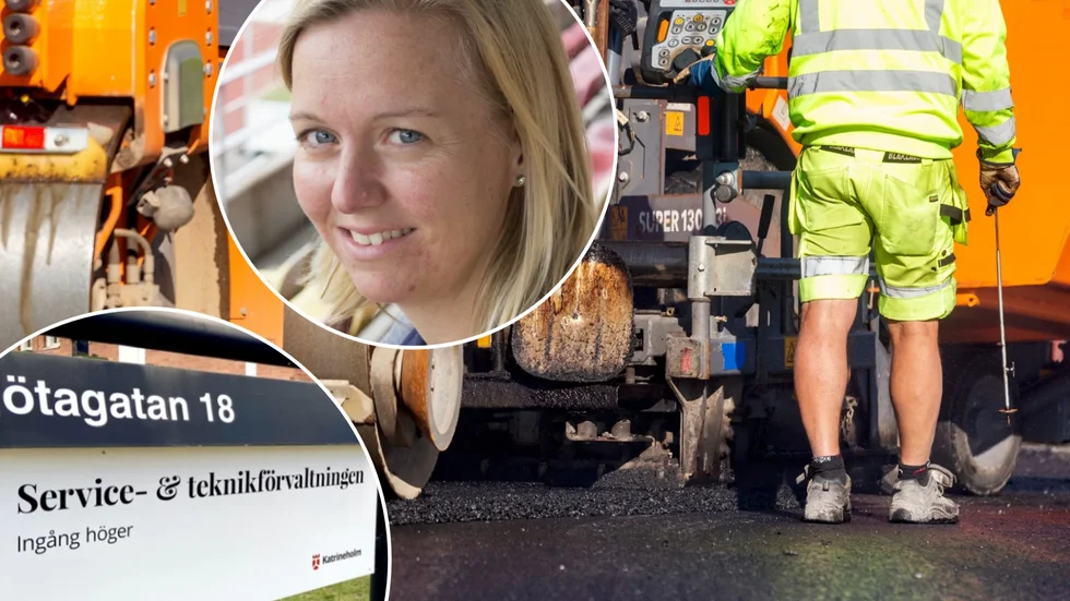 Karin Engvall kan inte svara på varför asfalteringen missades, trots synpunkten från en medborgare. 