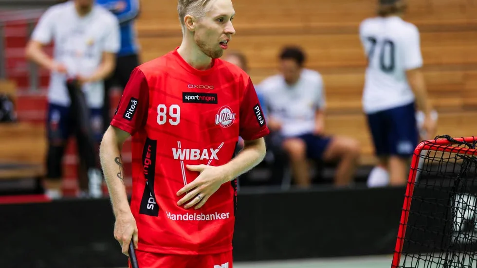 MÅLFORM. Joel Grape Tjernström har satt 14 bollar för Wibax/Patriots i allsvenskan den här säsongen. (Arkivbild)