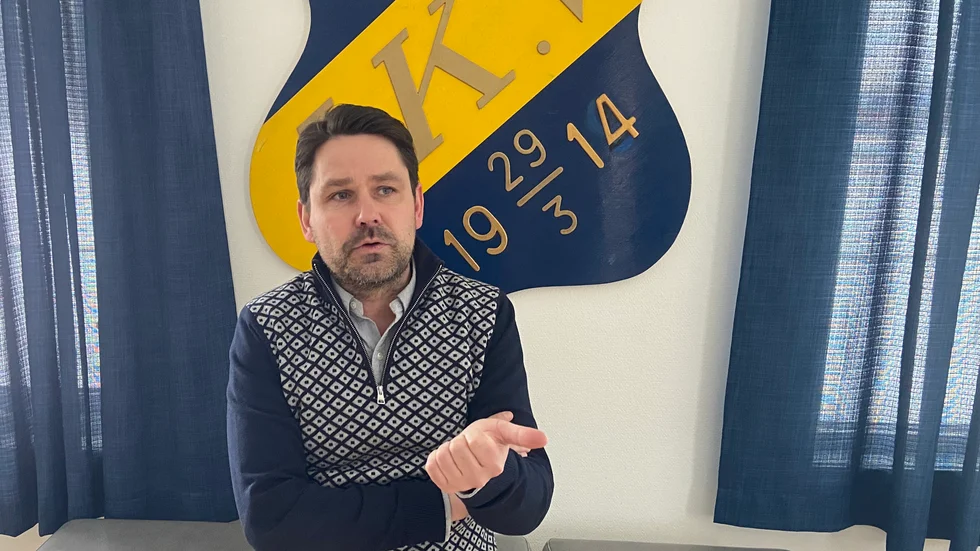 Fredrik Eng, klubbchef för IK Viljan i Strängnäs.