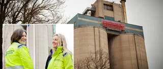 Cementjätten byter namn – gamla skylten nedplockad