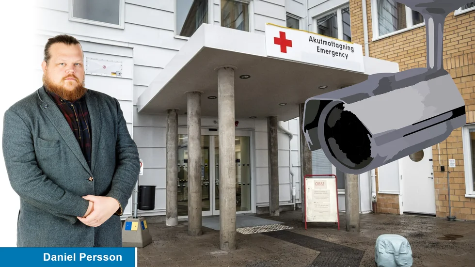 Regionen har nu fått tillstånd att kameraövervaka området vid entrén till akuten vid Sunderby sjukhus.