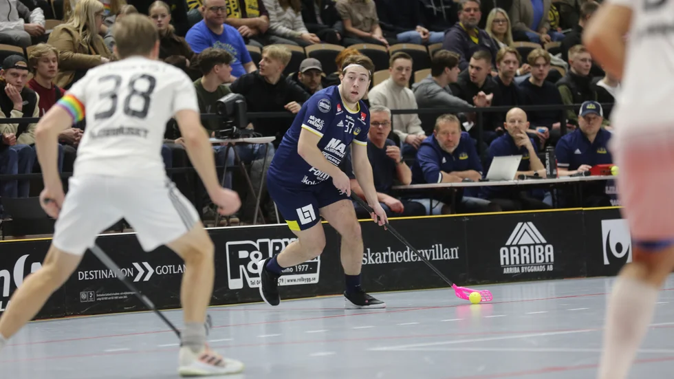 WIBK-produkten Gustav Johansson kommer att spela i Sporthallen på lördag med sitt Visby.