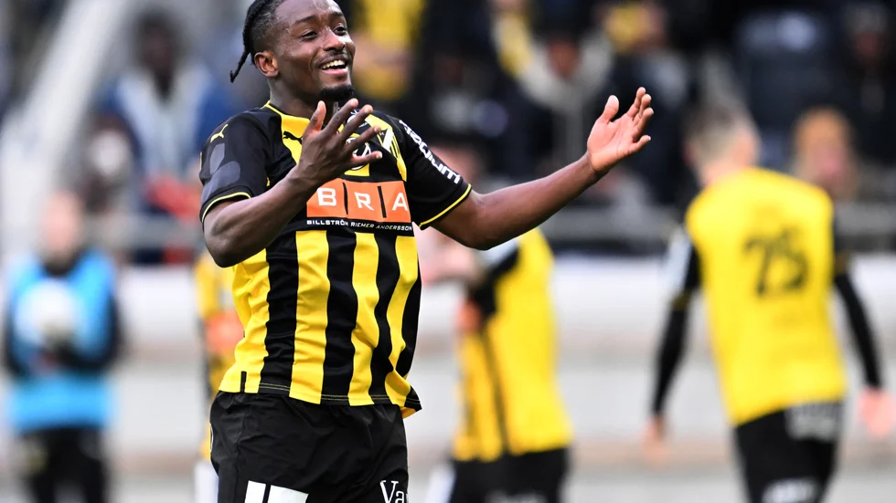 Ibrahim Sadiq gjorde två av Häckens mål i semifinalsegern mot Djurgården.