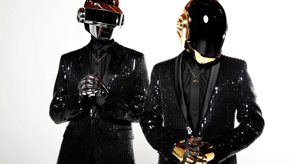 Thomas Bangalter, till vänster, släpper soloskiva. Arkivbild.