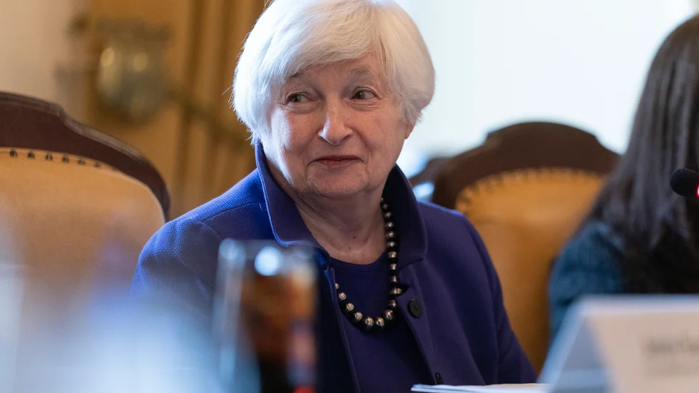 USA:s finansminister Janet Yellen, här på bild från förra veckan, uppmanar kongressen att agera.