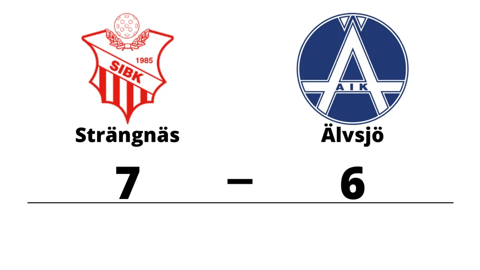 Strängnäs IBK vann mot Älvsjö AIK IBF