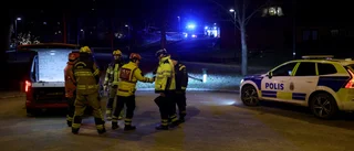 Kvinna skadad i Fittja-brand